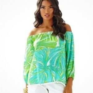 Lilly Pulitzer Enna Off-Shoulder Top- M